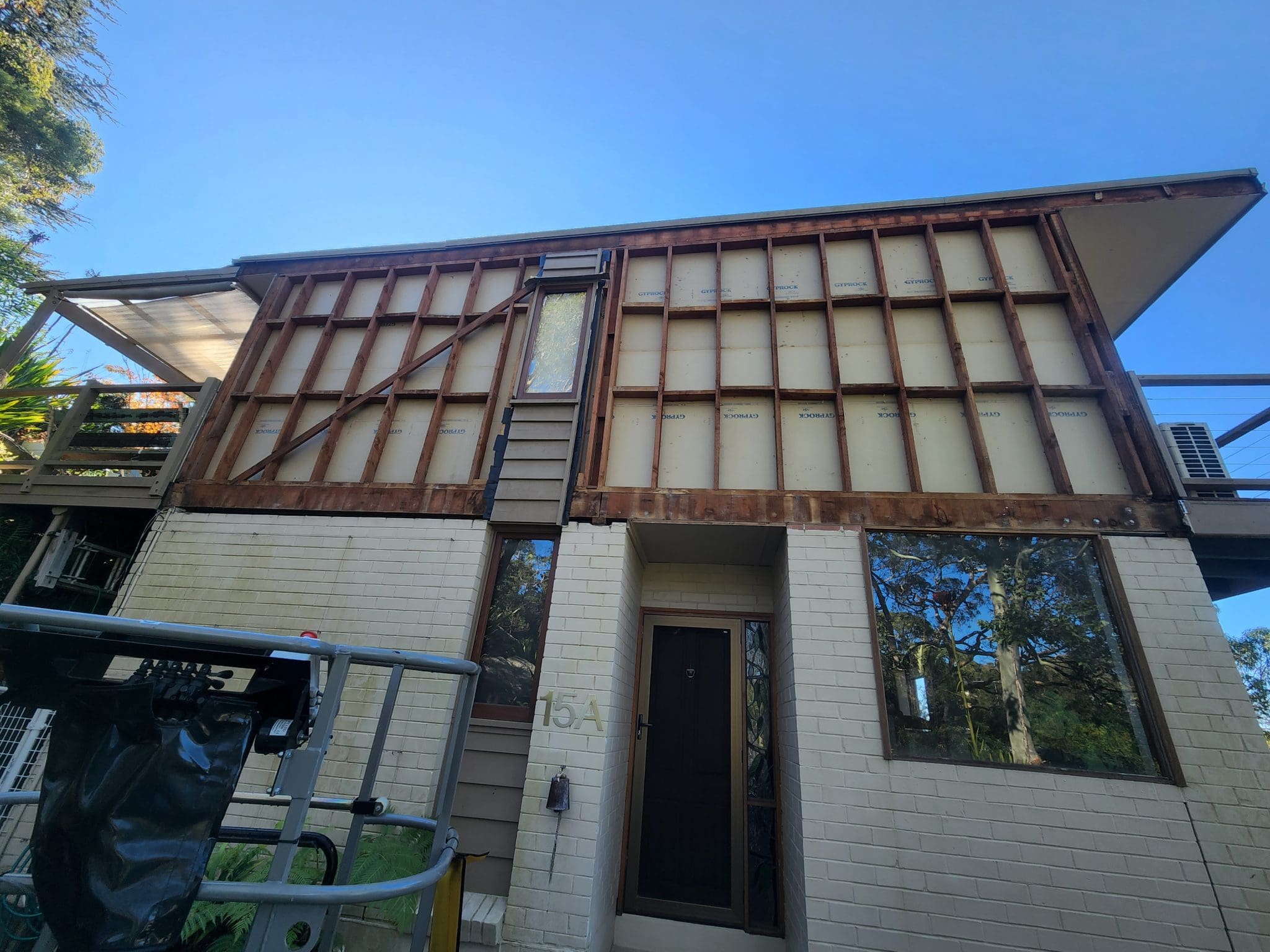 Asbestos Removal Front Wall of External Cladding in Engadine
